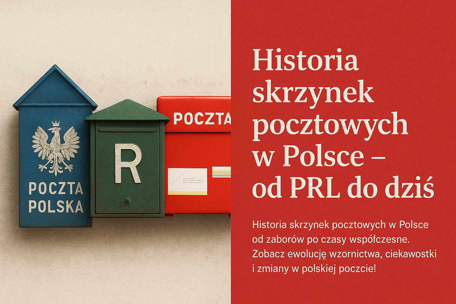 historia skrzynek pocztowych w polsce zabytkowa skrzynka z prl
